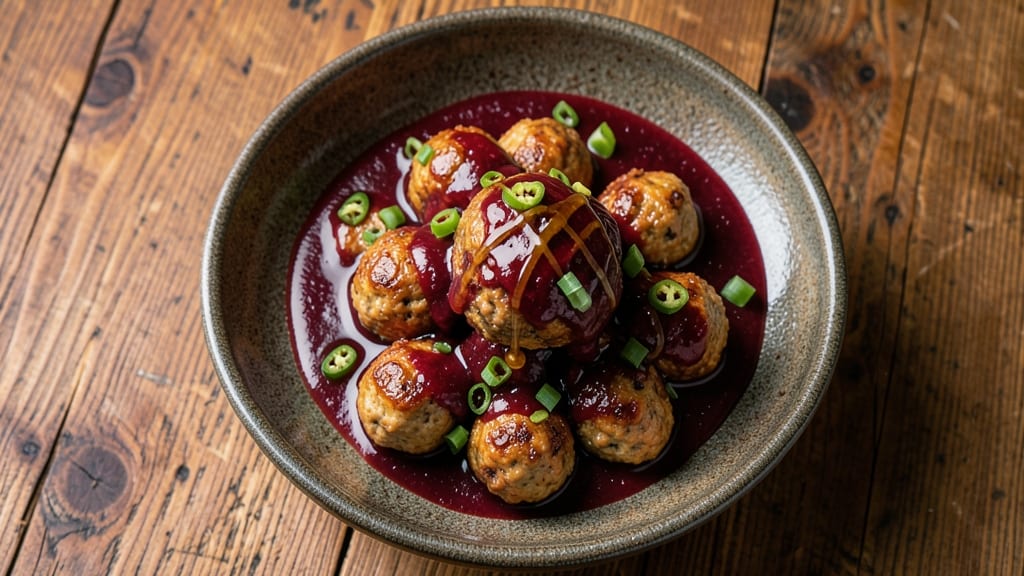 Amylu Cranberry Jalapeño Meatballs Sauce Recipe: Spicy-Sweet Swirl for Meatballs and More