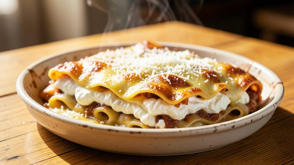 Authentic Italian Lasagna Recipe with Bechamel Sauce and Ricotta: Layered Grandeur Like Nonna’s