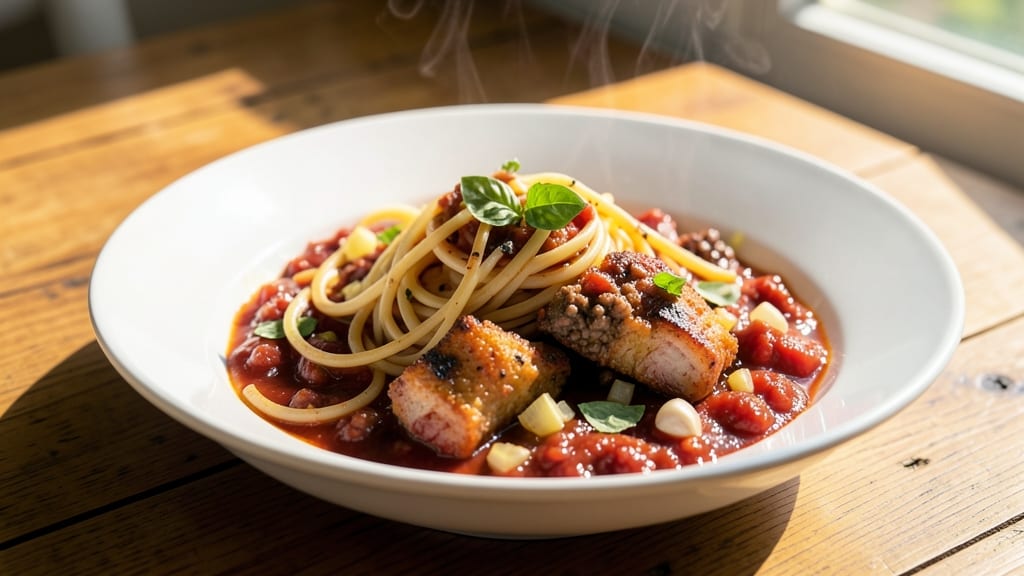 Authentic Spaghetti Meat Sauce Recipe: Deep-Red Tomato Base With Italian Herb Harmony