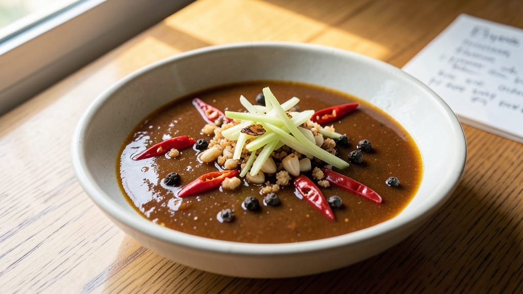 Filipino-Style Barbecue Sauce Recipe: Bold Soy-Vinegar Glaze with Crunchy Celery Crown