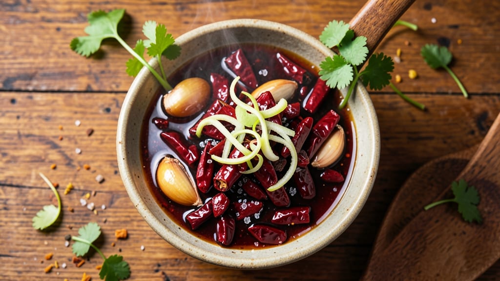 Asian Hot Chili Sauce Recipe: Fiery Homemade Heat With Celery Crown Crunch