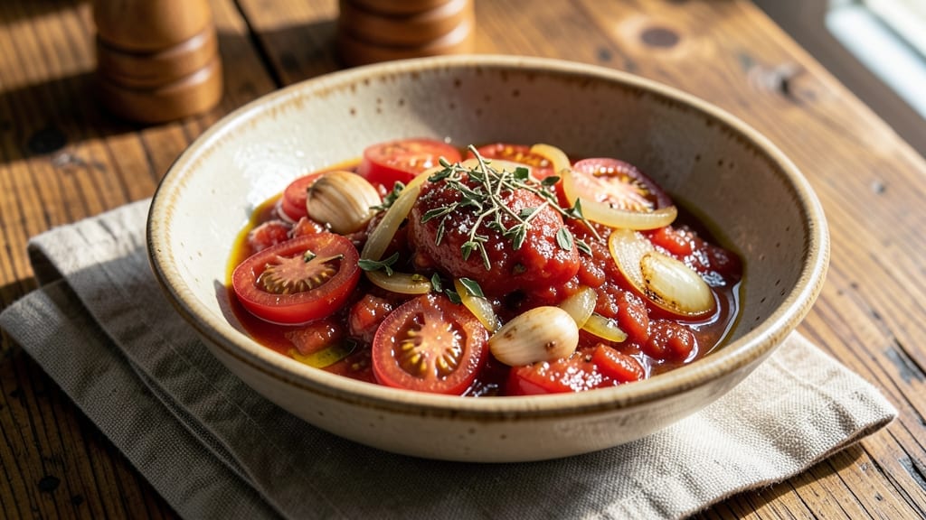 Chunky Tomato Sauce Recipe with Fresh Tomatoes: Hand-Chopped Texture That Elevates Pasta