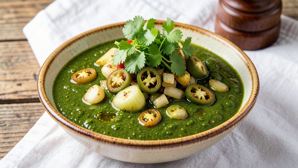 Authentic Mexican Green Enchilada Sauce Recipe: Bright Tomato-Chile Blend With Zesty Lime Finish