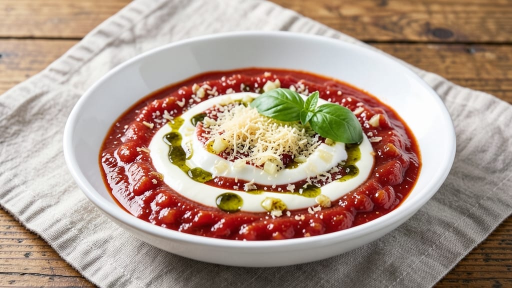 Alla Mama Sauce Recipe: Celery Crown Crunch Over Creamy Tomato Velocity