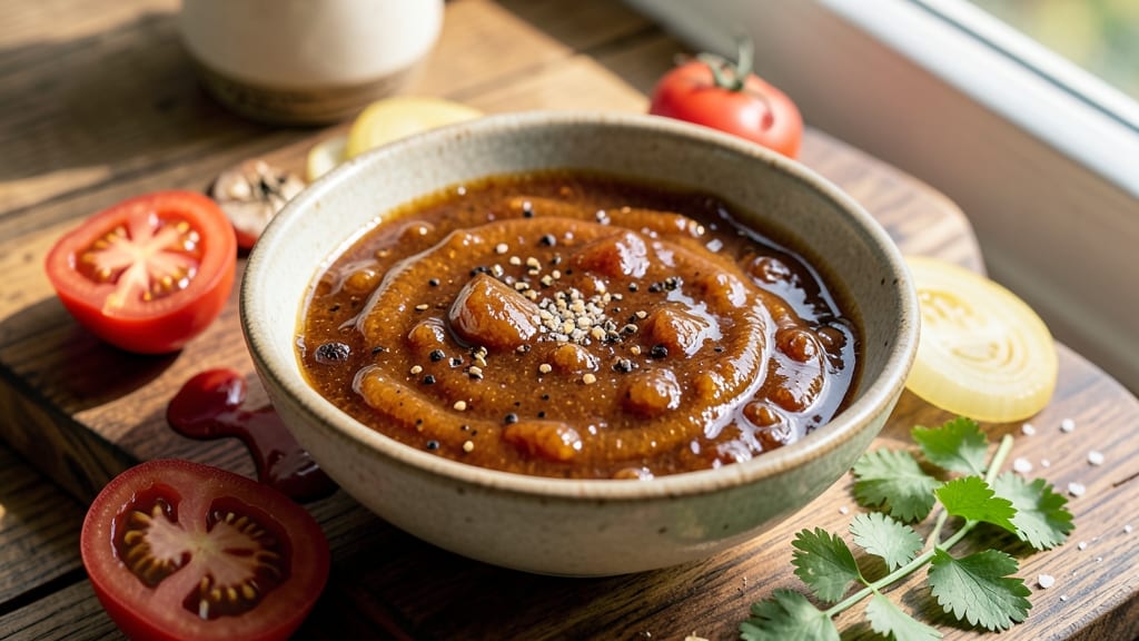 Ancho Chile BBQ Sauce Recipe: Smoky Depth With Celery Crown Crunch Contrast